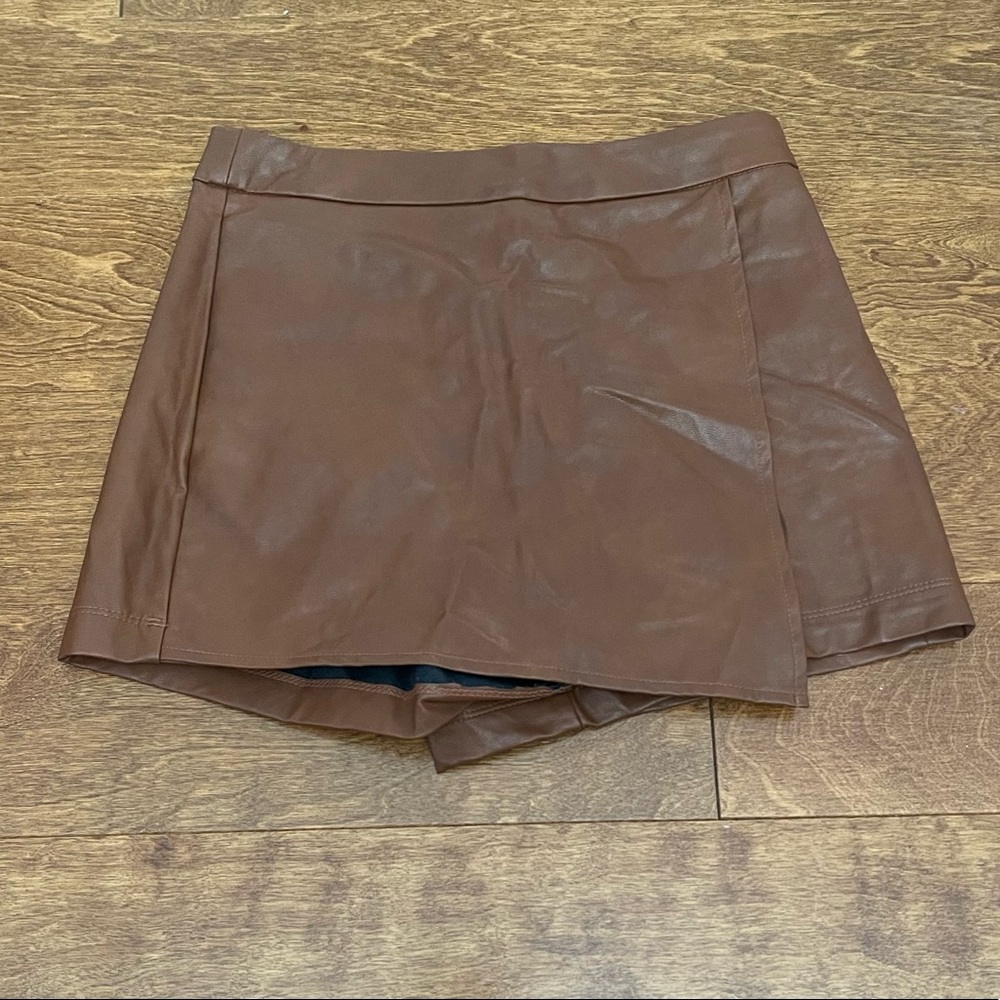 iris skirt size small brown